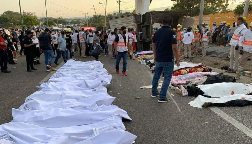 Accidente migrantes Chiapas