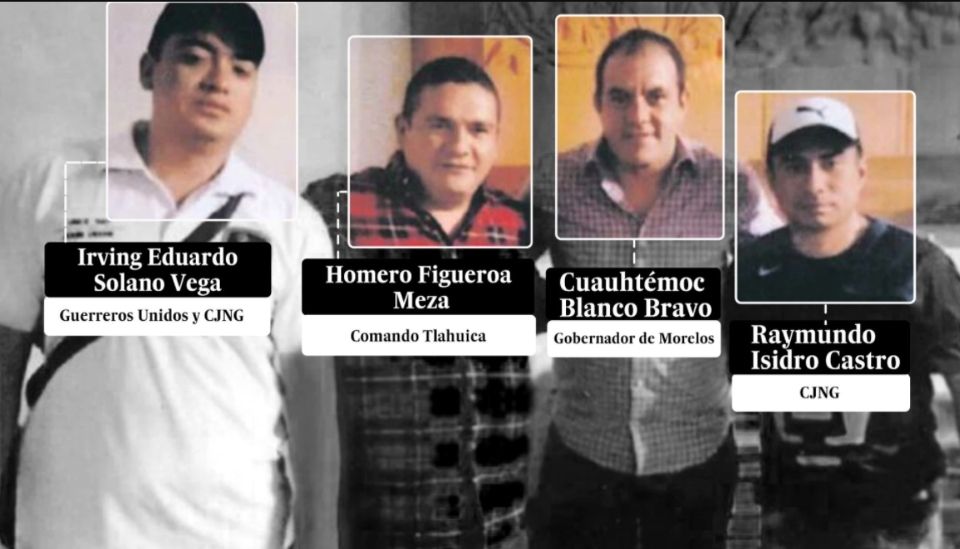 Cuauhtémoc Blanco y 3 narcos